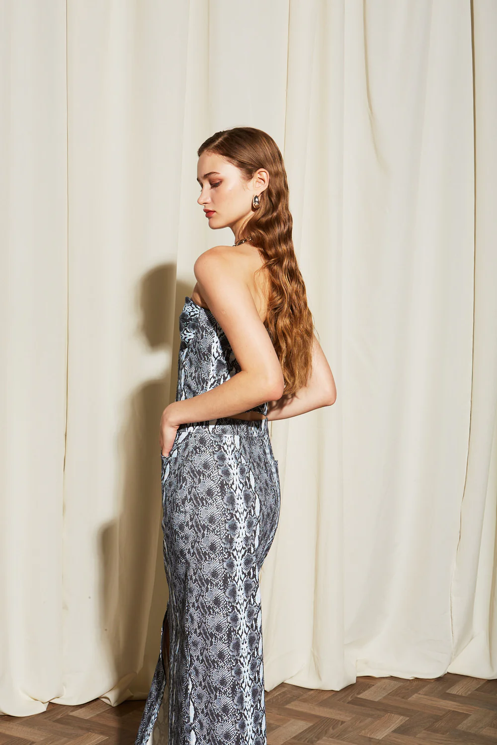 Alina cotton printed skirt - Image 5