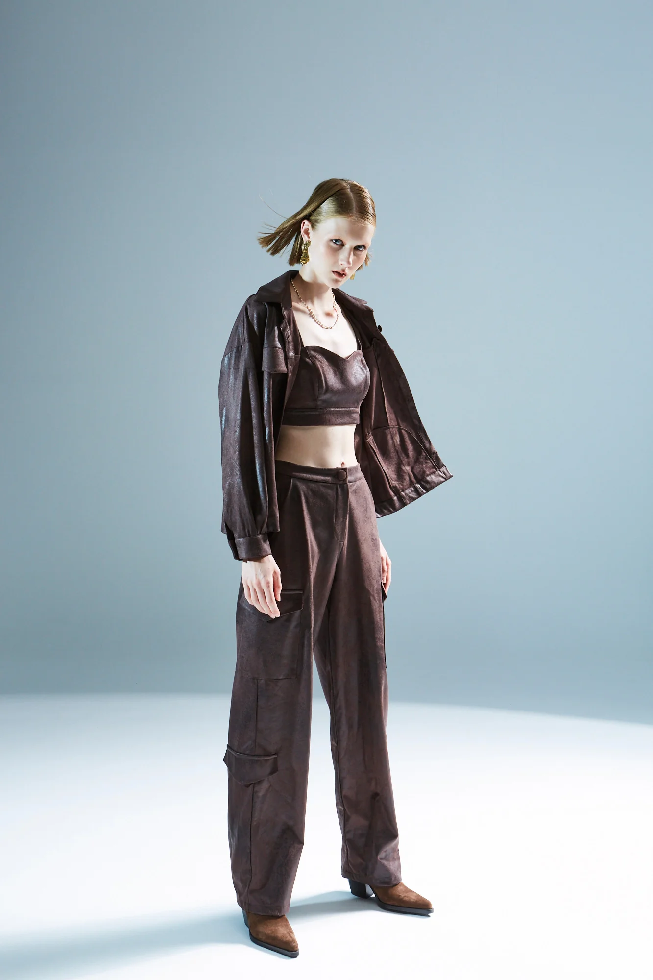 Cameron cargo brown pants - Image 4