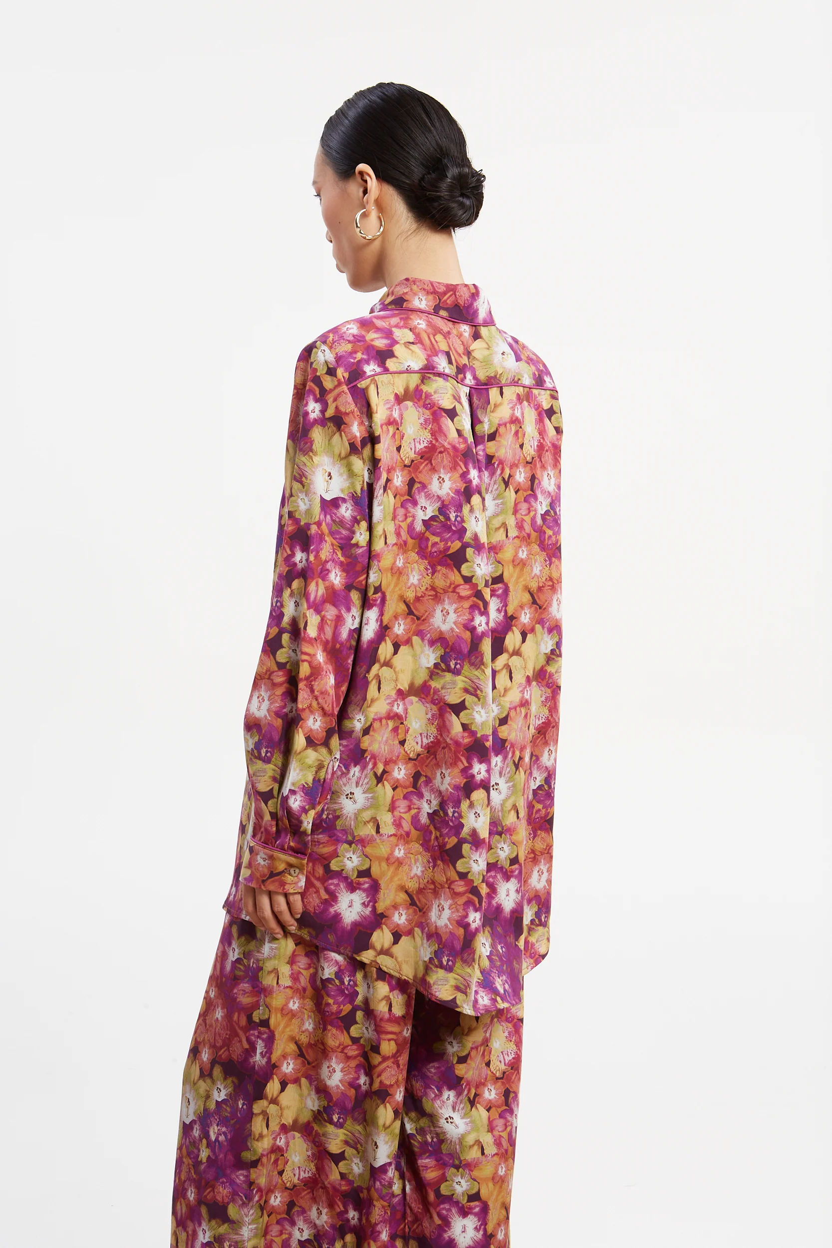 Jade tencel printed pants - Image 4