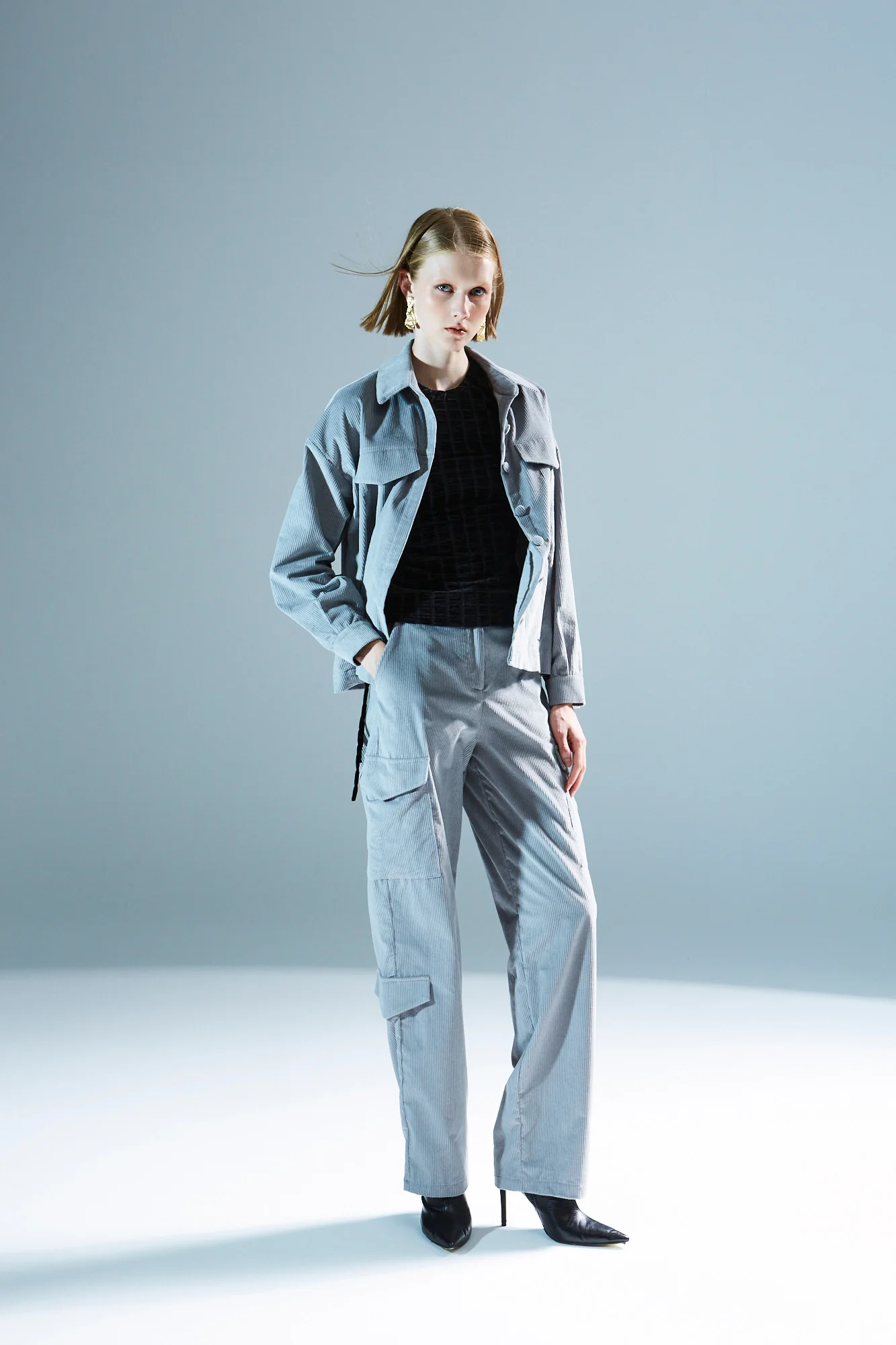 Joyce cargo grey pants - Image 3