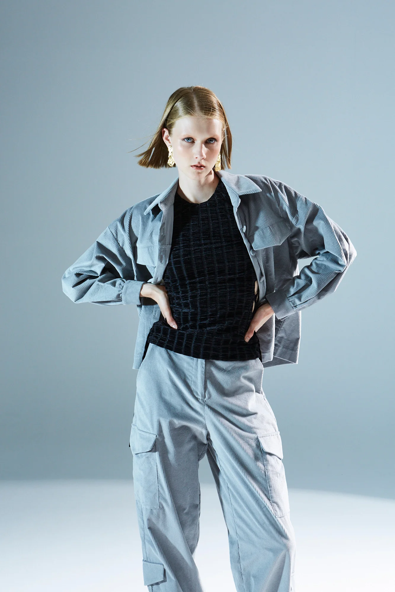 Joyce cargo grey pants - Image 5