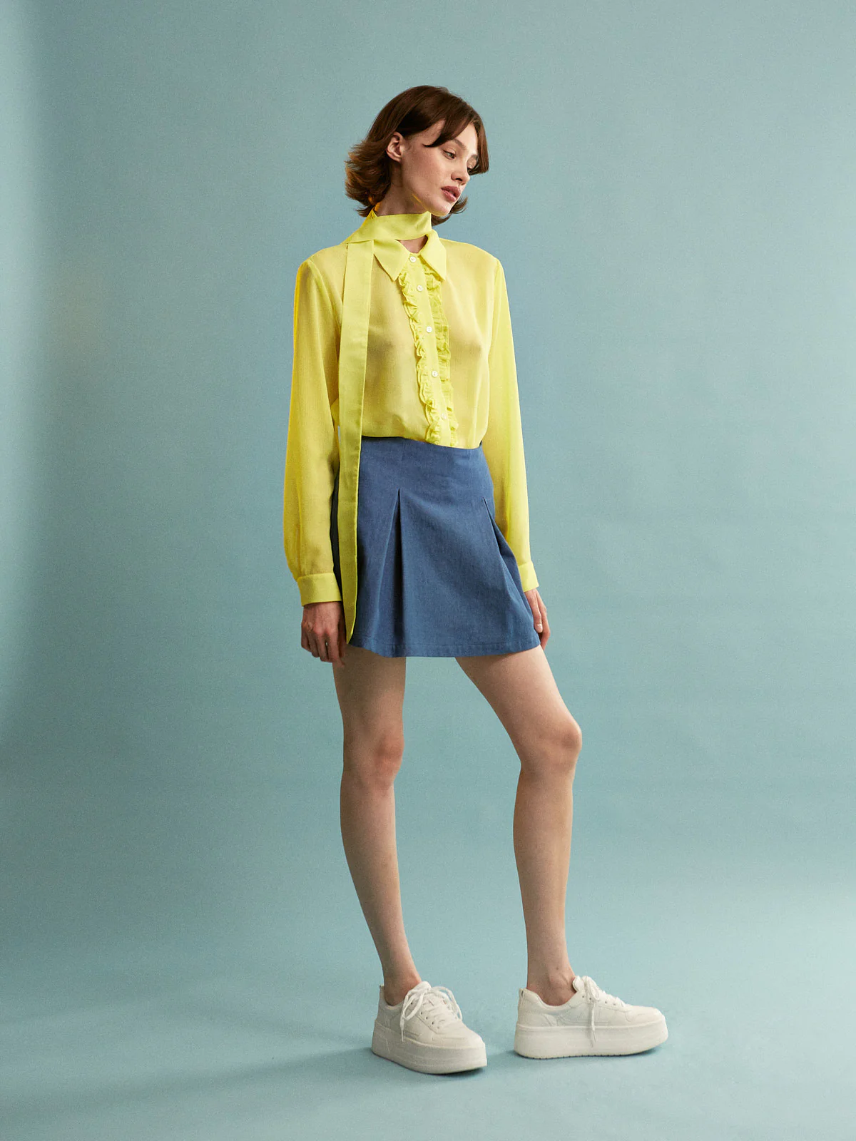 Mabel denim mini skirt - Image 2
