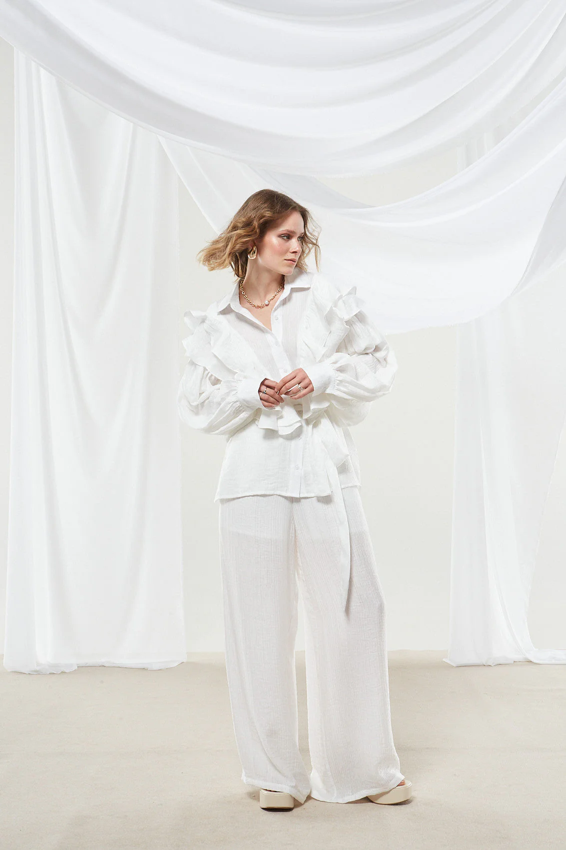 Margot white pants - Image 3