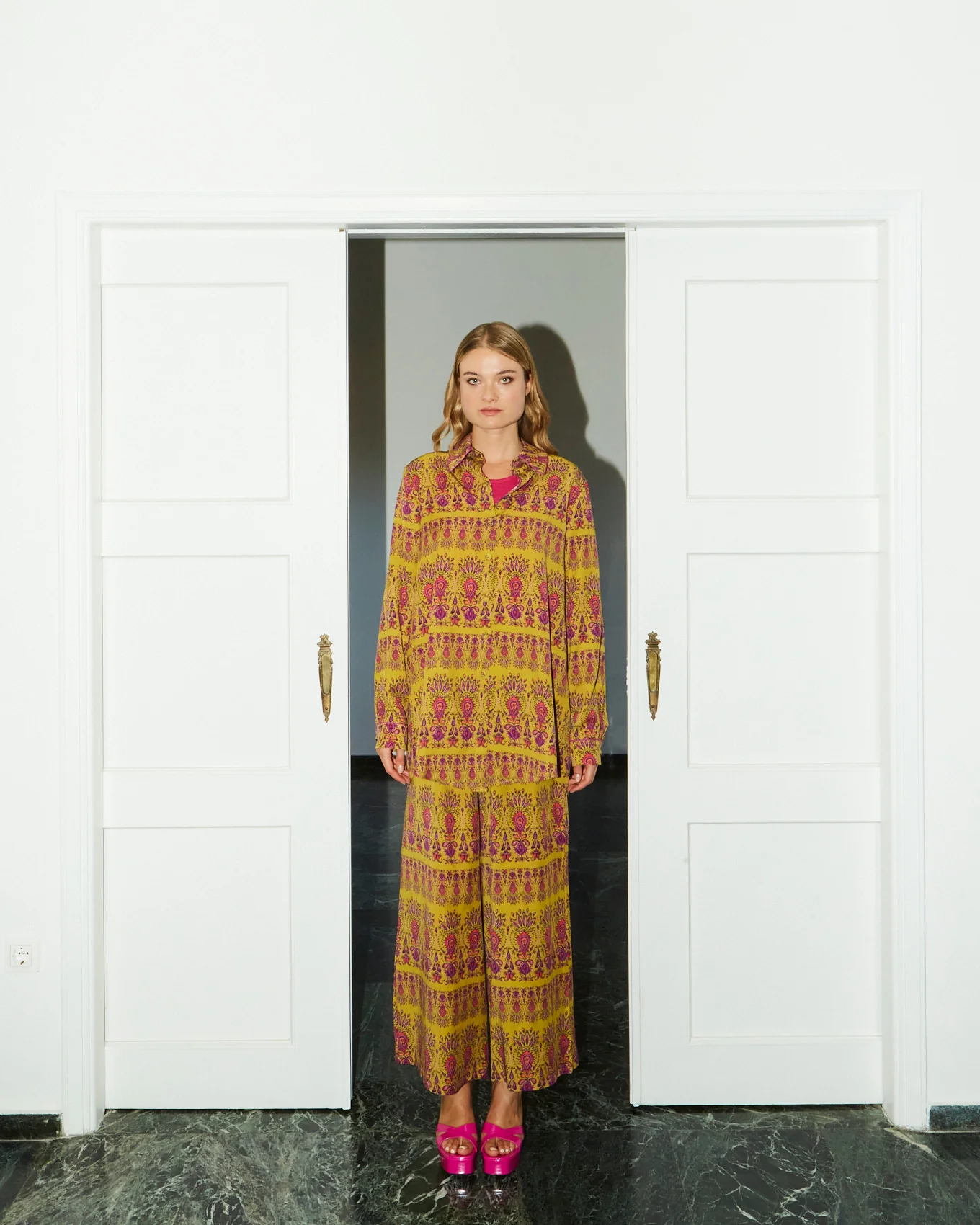 Olivia tencel printed pants - Image 4