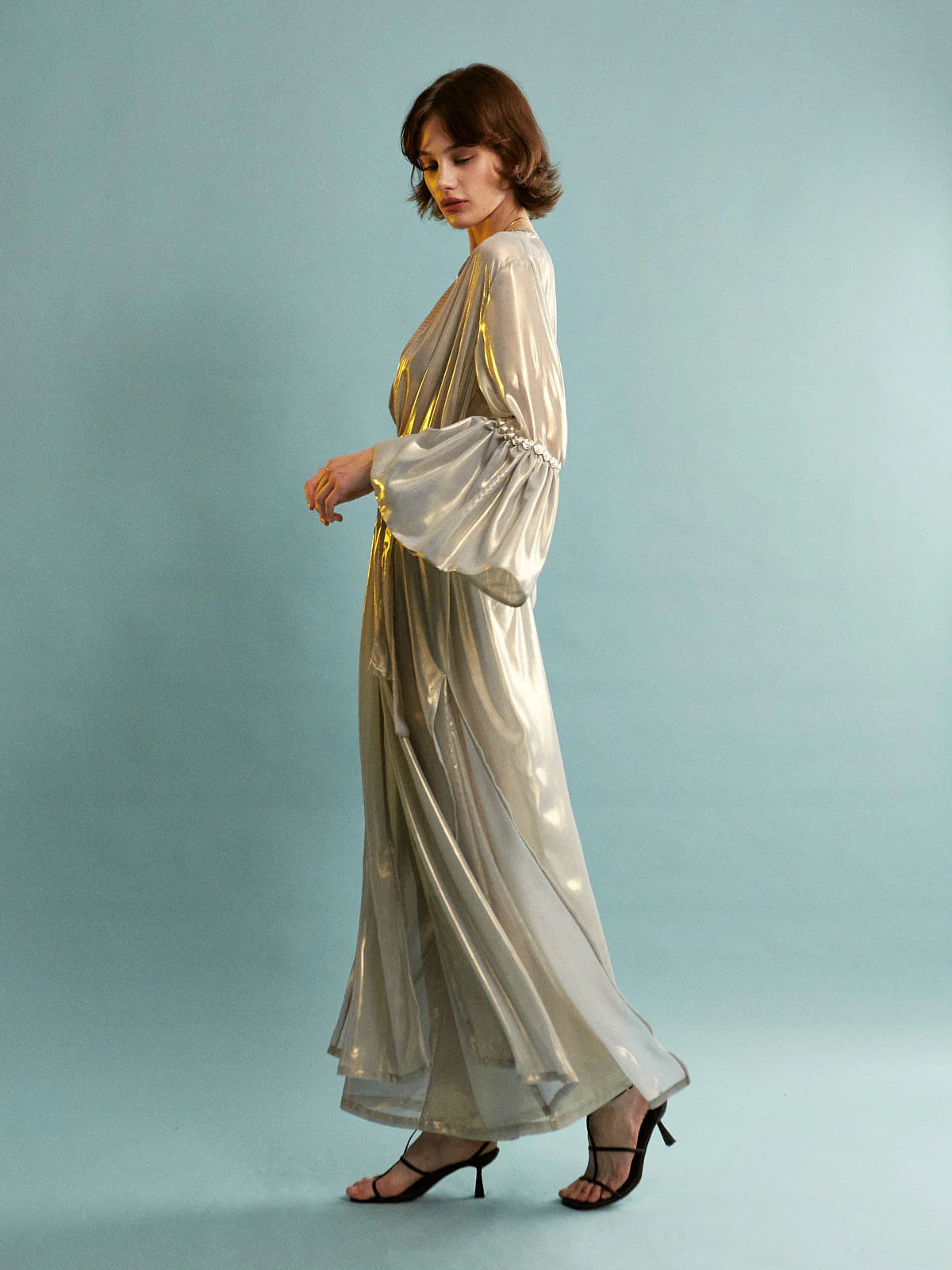 Priscilla metallic kimono - Image 6