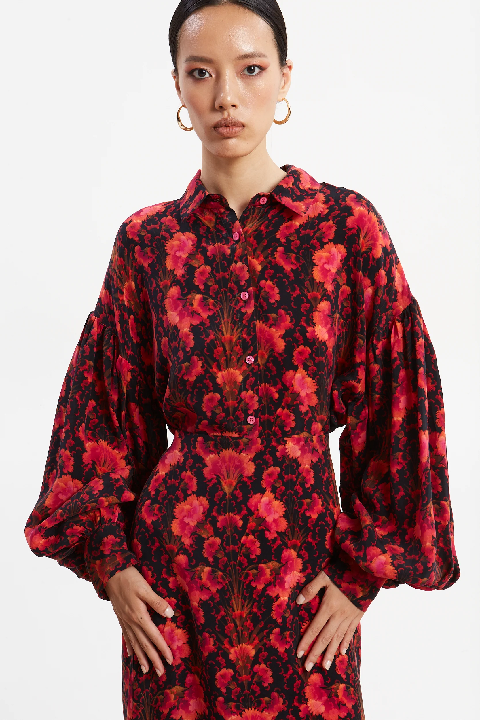 Quinn cupro shirt
