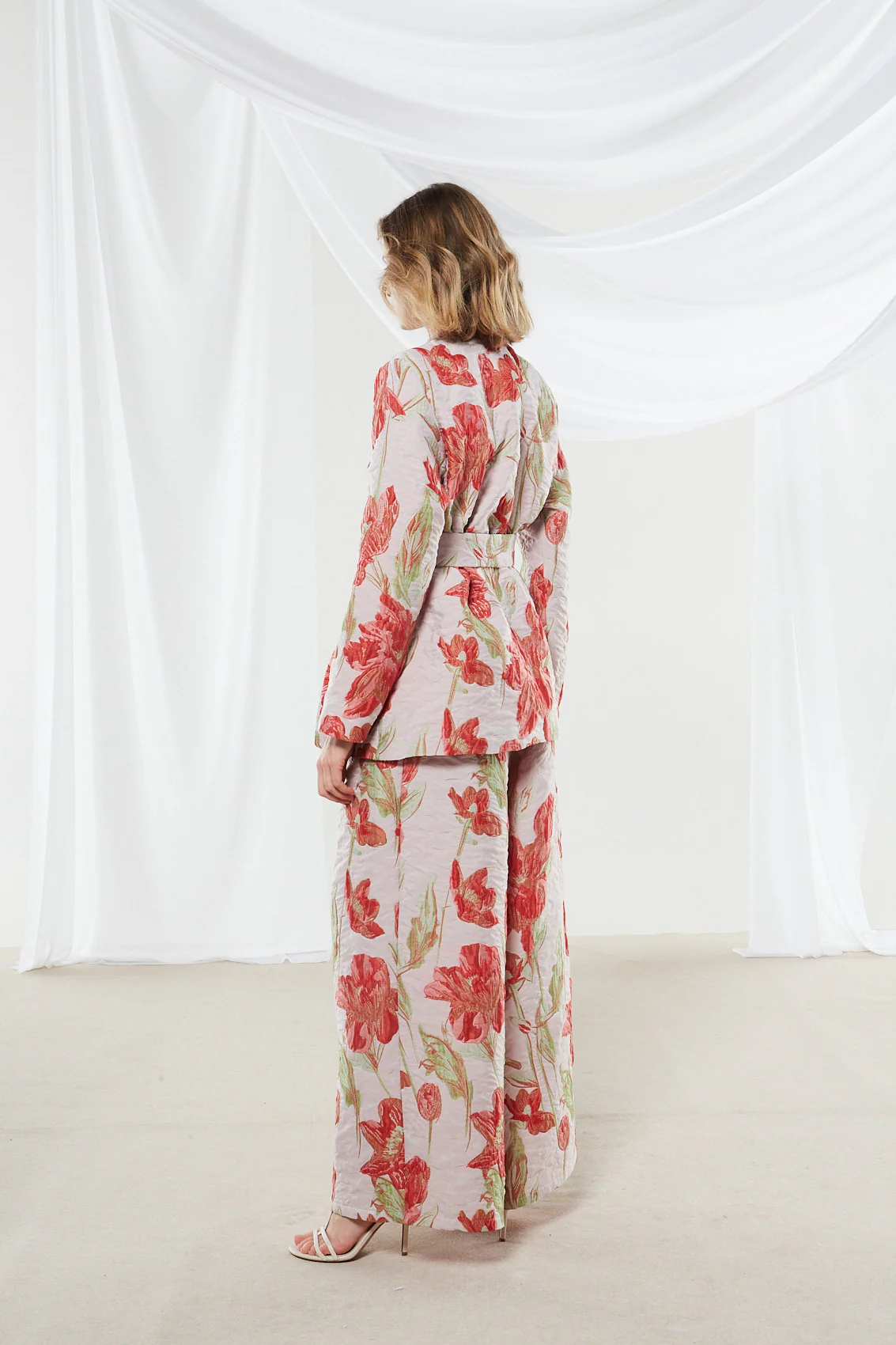 Rose brocade pants - Image 7